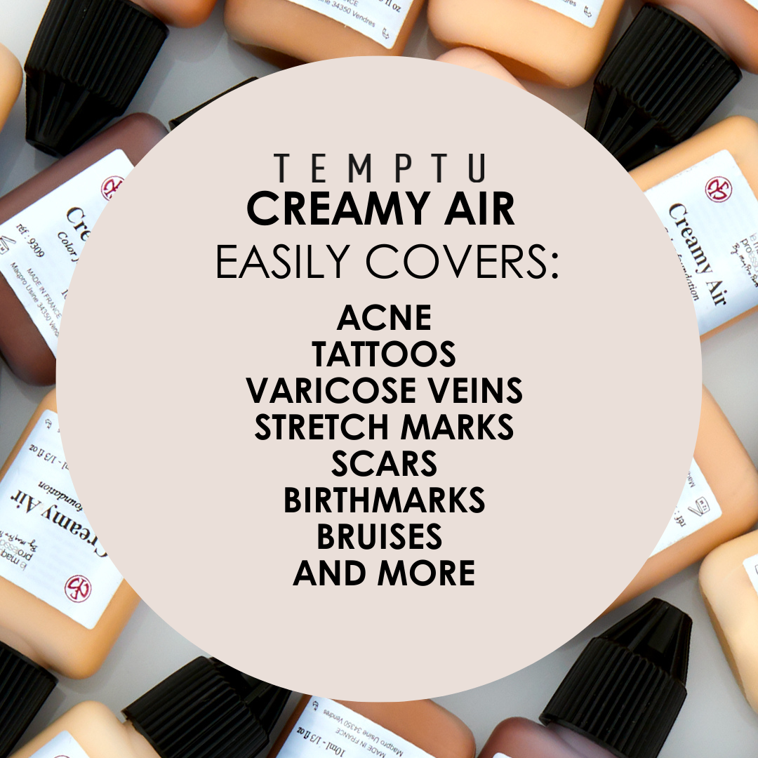 TEMPTU x MaqPro Creamy Air Corrective Makeup & Tattoo Cover