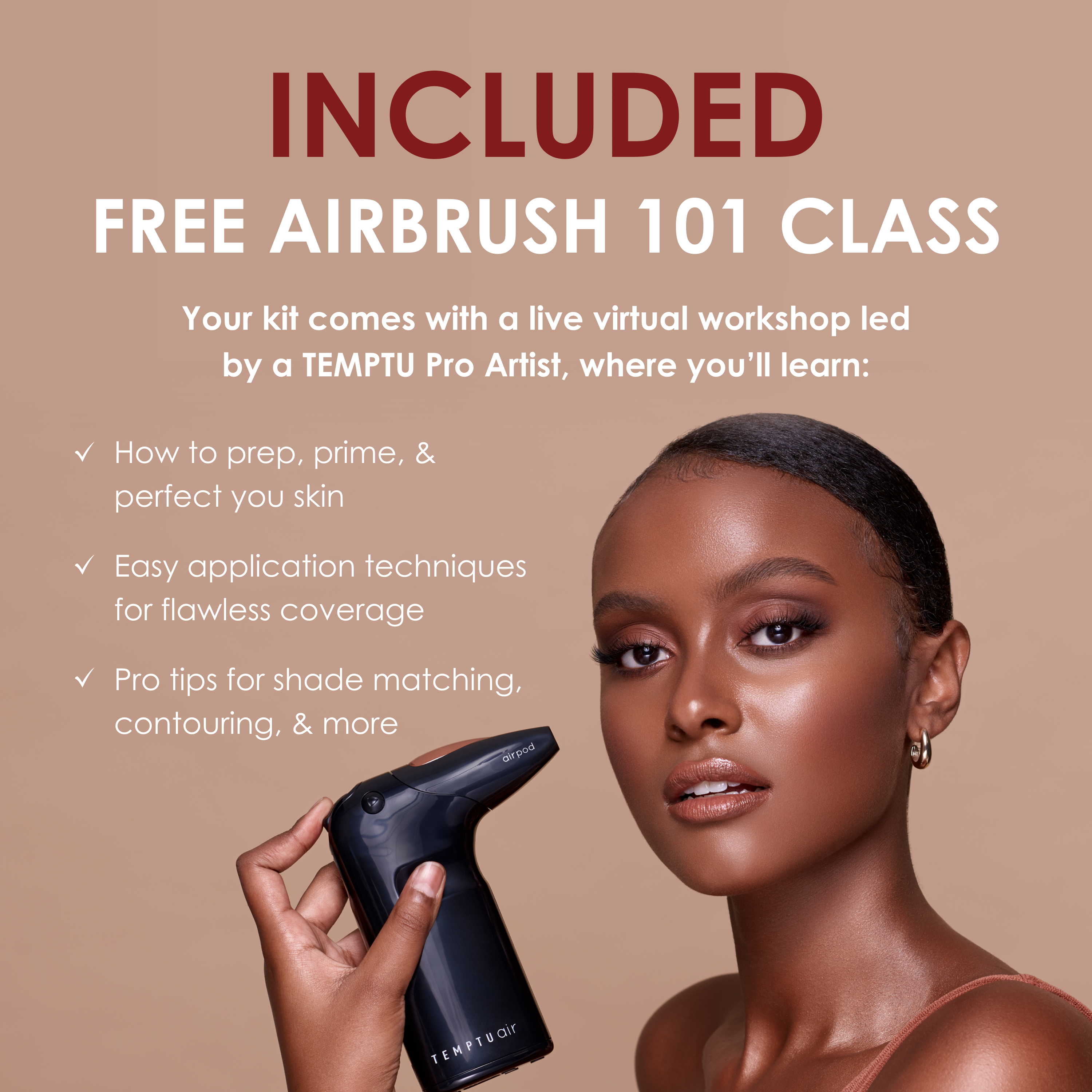TEMPTU Air Glowing Complexion Airbrush Kit