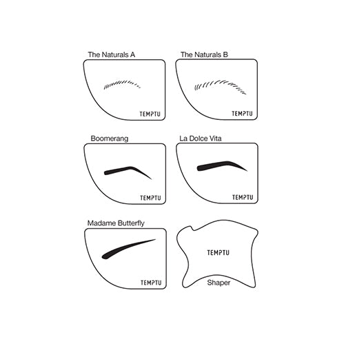 Pro Designed Brow Stencils & Shaper