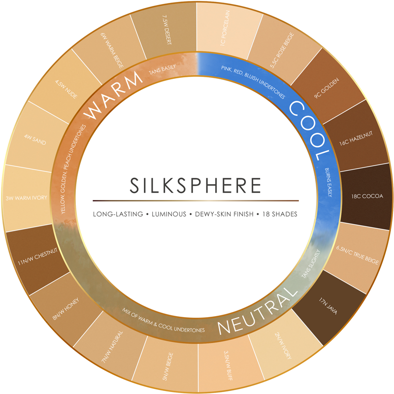 SilkSphere Airpod Foundation 6-pack + Pro Makeup Organizer