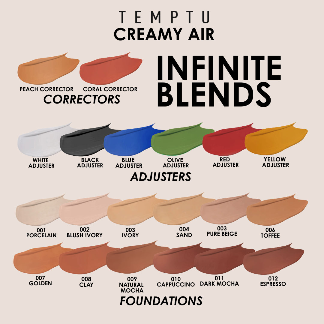 TEMPTU x MaqPro Creamy Air Corrective Makeup &amp; Tattoo Cover