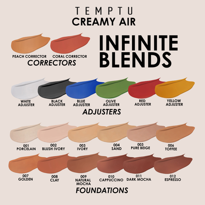 TEMPTU x MaqPro Creamy Air Corrective Makeup &amp; Tattoo Cover